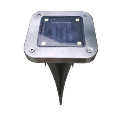 China Solar charging all in one outdoor 4 led agency square solar pover underground light new innovation Te koop