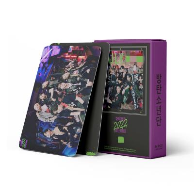 China 2022 Season's Greetings Lomo Card Photocard South Korean Wholesale Kpop Idol Boys Kpop Boys Idol Group Merch 54pcs/box Bangtan Card for sale