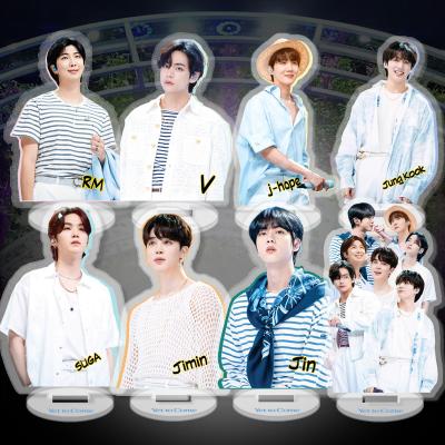 China China Wholesale Kpop Idol Merchandise Bangtan Boys Hold Up To Come Again Stage Clear Plastic Acrylic Standee for sale