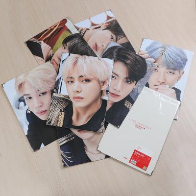 China Wholesale South Korean Merch BTS Group Love Yourself Kpop Idol Japan Photo Frame Premium Photo for sale