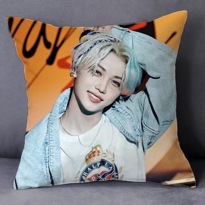 China Hotel Wholesale KPOP Idol Group Merch Children Japan Album CIRQUE Pillowcase Cushion Cover Stray for sale