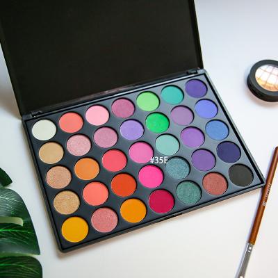 China Hot Selling High Quality For Makeup Artist Professional 35 Colors Cosmetics Eyeshadow Palette DM-EP0027 for sale