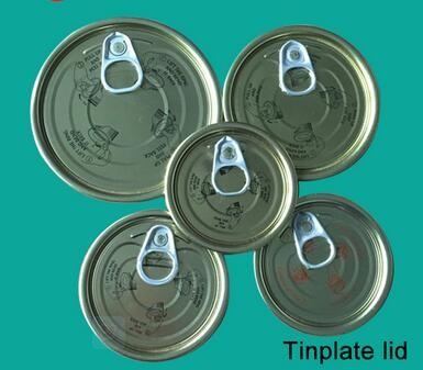 China 603# 153mm  tinplate full aperture easy open end, EOE,tin can lids for powder for sale