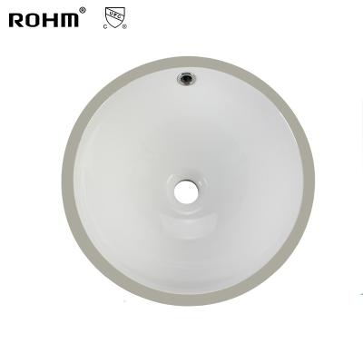 Chine CUO1513 Eco - Friendly Under Counter Basin Round Shape Hot Sale Ceramic Bathroom Wash Basin Hand Wash Sink Bathroom Sanitary à vendre