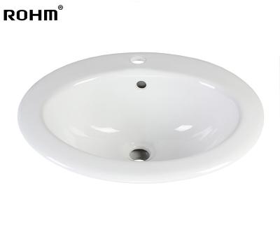 China LM-222 Eco - Friendly Ceramic Wash Basin Over Counter Basin Bathroom Sinks Chinese Sanitary Ware Anti Splash Sink zu verkaufen