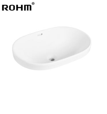 중국 LM-608 Eco-friendly Oval Shape Basin Sink With Cabinet Set Porcelain Sink Cabinet Ceramic Sink Bathroom Sink 판매용