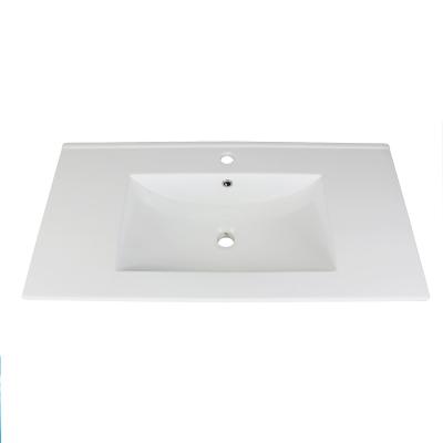 China H203-70 Eco-Friendly, 28 Inch Bathroom Porcelain UPC Certified Slim Edge Vanity Sink for sale