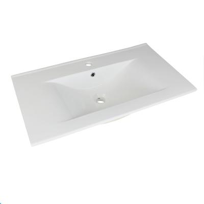 China Eco-friendly H203S-100, 1010mm Length 15mm Edge Thickness UPC Vanity Bathroom Cabinet Basin for sale