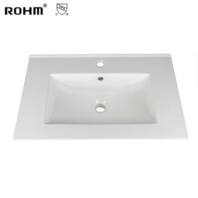 China Eco-friendly H203-60 Basin Cabinet Mordern Vanity Unit Bathroom Basin Bathroom Sink And Ceramic Cabinet Wash Basin for sale