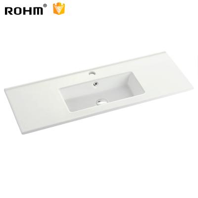 Китай Modern Bathroom Vanity H219-100 Bathroom Basin Eco-friendly Cabinet Basin Designed Ceramic Basin Bathroom Sink Ceramic продается