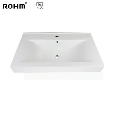 중국 H311-75 Wash Basin Porcelain Eco-friendly Ceramic Sink For Modern Cabinet Set Cabinet Sink Bathroom Bathroom Sinks 판매용