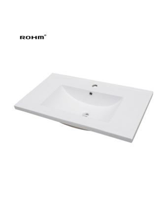 Китай Eco-friendly H203B-80 Medium Edge Basin Vanity Sink Cabinet Set Cabinet Sink Bathroom Wash Basin продается