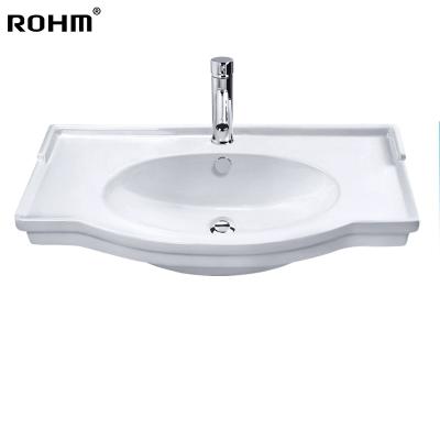 중국 Eco-friendly H313 Bathroom Sink Hand Wash Basin Marble Basin Cabinet Wash Basin Cabinet Set 판매용