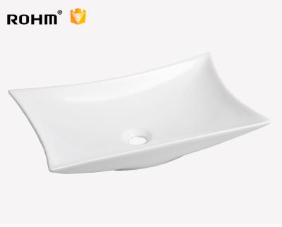 Chine LM-D376 Wash Basin Bathroom Sink Luxury Eco-friendly Wash Basin For Outdoor Ceramic Hotel Wash Basin Bathroom à vendre