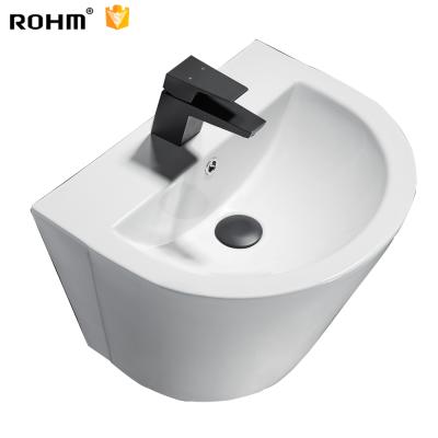 Китай LM-9380 Hotel Sink Bathroom Basin Wall Basin Mixer Wash Eco-friendly Luxurious Hand Basin продается