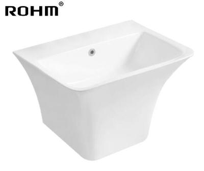 Chine Modern Sanitary Ware R-WH008 Wall Basin Lavabo Wall Basin Sink Bathroom Sink Bathroom Design Eco-friendly à vendre