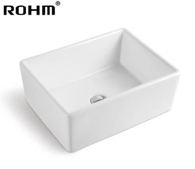 Κίνα LM-650 Kitchen Sink Eco-friendly White Ceramic Kitchen Sink Undermount With Cabinets Types Kitchen Sink Ceramic Wash Basin προς πώληση