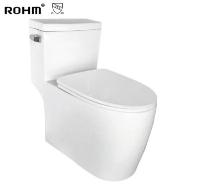 China OVS-2184 Double-Flow Seat Cover Soft Toilet Golden Toilet and Sink Toiletry Sets Ceramic Sanitary Ware CUPC en venta