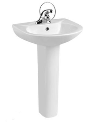 China R-P002 Eco-friendly, Hot Sales Ceramic Bathroom Hand Wash Pedestal Sink zu verkaufen