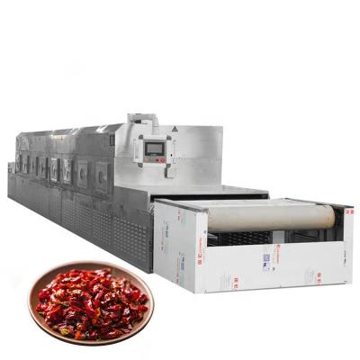 China Microwave dryer for chilli pepper chilli pepper microwave dehydrator drying machine for industrial fruit vegetable spice drying and sterilization for sale