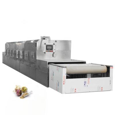 China food & Beverage Factory PLC Controlled Maca Root Microwave Drying Machine For Commercial Food Dehydration And Sterilization for sale