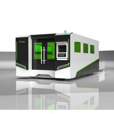 China Máquina inteira da tampa 3000W 120m/Min Fiber Optic Laser Cutter para o tubo do metal à venda