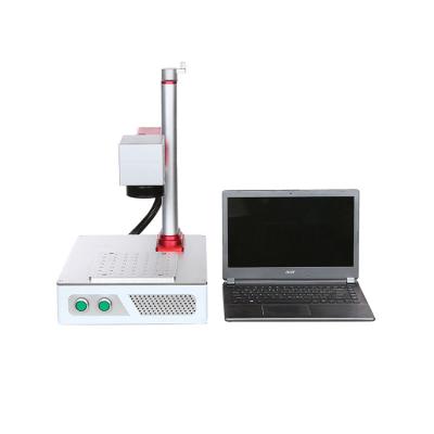 China CE Split Fiber Laser Marking Machine , 20W Ring Laser Engraving Machine for sale