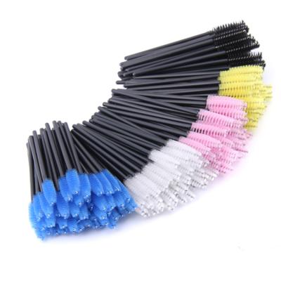 China natural soft & Hot Sale Showlovein Light Eyelash Brush Eyelash Extension Brush Eye Whips Disposable Mascara Wand for sale