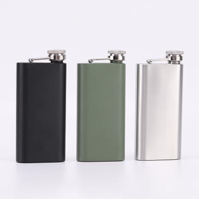 China Traditional Portable Household Jug Household Still Water Whiskey Wine Stainless Steel Hip 8oz Outer Flask for sale