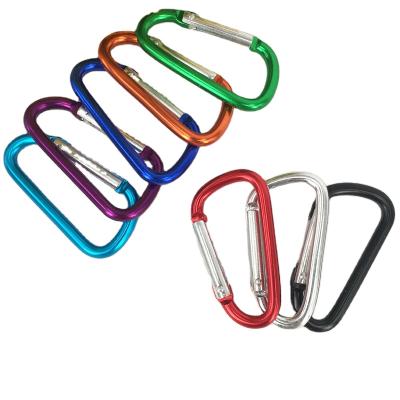 China Durable High Quality Carabiner Spring Hook Carabiner Bag Aluminum Alloy 7# Snap Hook Foil With Logo Customized for sale