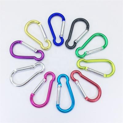 China Cheap Durable 23X48CM S Squash Shape Snap Lock Key Chain Carabiner Clip Aluminum Alloy Carabiner Snaps For Bottle for sale