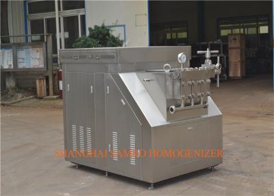 China Milchpasteurisierender und homogenisierender Hochdruckhomogenisierer 6000 l/h 25 Mpa zu verkaufen