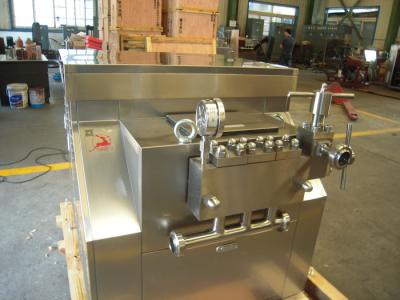 China Fast Manual Ice Cream Homogenizer , Milk Homogeniser New Condition for sale