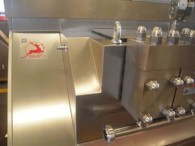 China Stainless Steel Compact Low Noise Dairy Homogenizer for sale