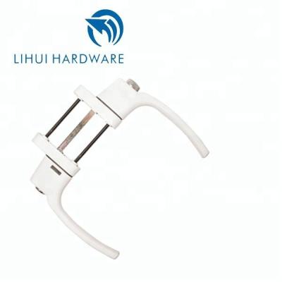 China PVC Windows PVC DOOR LATCH with Double Door Handles for sale