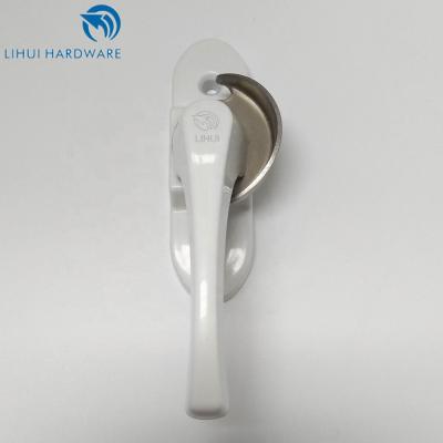 China Modern Upvc Window Door Hardware Adjustable Crescent Sliding Window Lock for sale