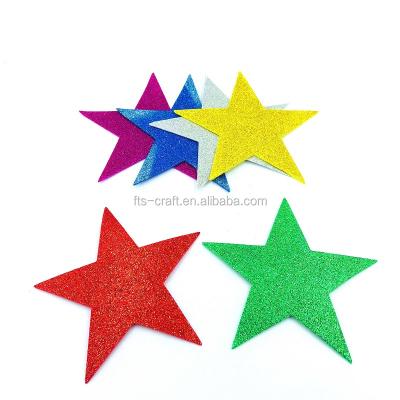 China EVA EVA Foam Glitter Star Shape and Glitter EVA Foam Shapes for sale