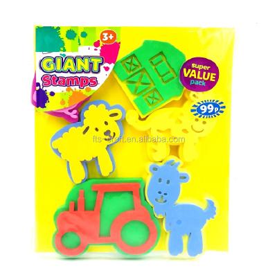 China Giant Stamp EVA Foam Animal Stamp Educational Toys FTS18513 for sale