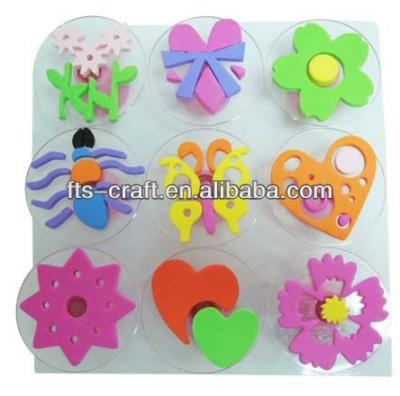 China Children's Toy Foam Stamps with Plastic Holder for sale