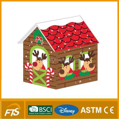 China Holiday decoration & Stable Craft Kit Kids EVA Foam Craft Gift 3D Christmas Reindeer Kit for sale