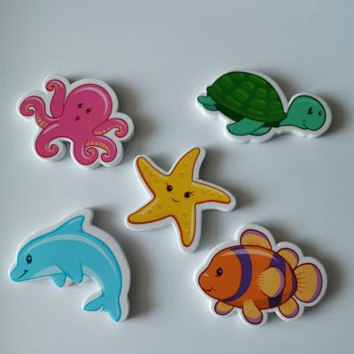 China 2021Factory Eco-friendly Material Popular Selling Kids Sea Animal Foam Bath Toys for sale