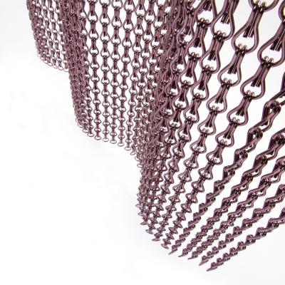 China High quality fireproof chain curtain for home decor for sale