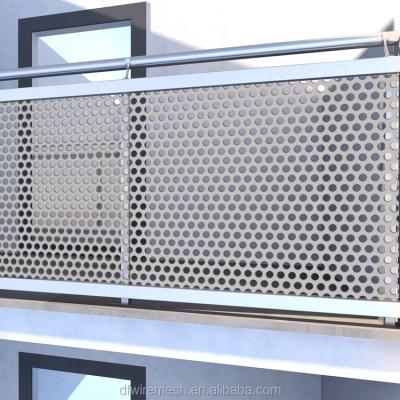 China Mesh Perforated Metal Sheet Perforated Mesh for Balcony for sale