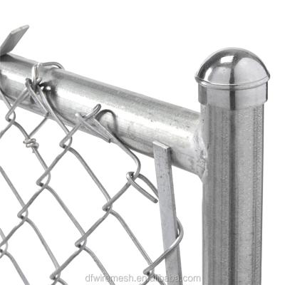 China Easily Assembled High Quality Galvanized Chain Link Fence for sale