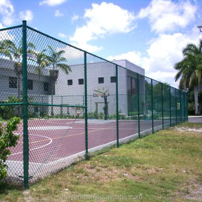 China Easily Assembled Wholesale Galvanized Chain Link Fence For Play Ground for sale