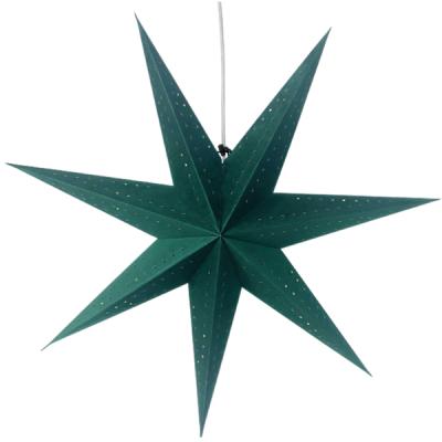 China Durable Handmade 3d Star Christmas Light Hanging Decorations Paper Star Lantern for sale