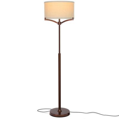 China Large High Quality Lightweight Modern White Fabric Floor Lamp With Fabric Canvas Shade for sale