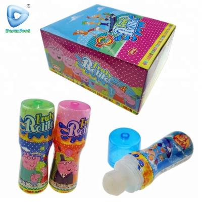 China China Cartoon Rolling Ball Sweet Fruity Liquid Candy A-D070 for sale