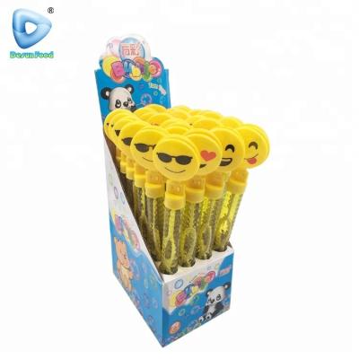 China Smile Face Blow Bubble Water Plastic Hot-selling Cheering Stick for sale