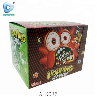 China Natural fruit flavor popping mix candy for sale